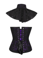 Burlesque-Corsage Unterbrustbrust "Steffi" hinten Burlesque-Corsage Unterbrustbrust "Steffi" hinten